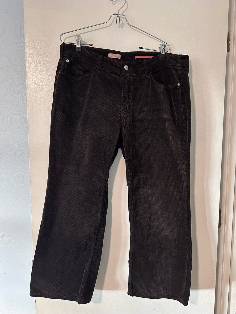 16W Pilcro Corduroy Cropped Flare Pants